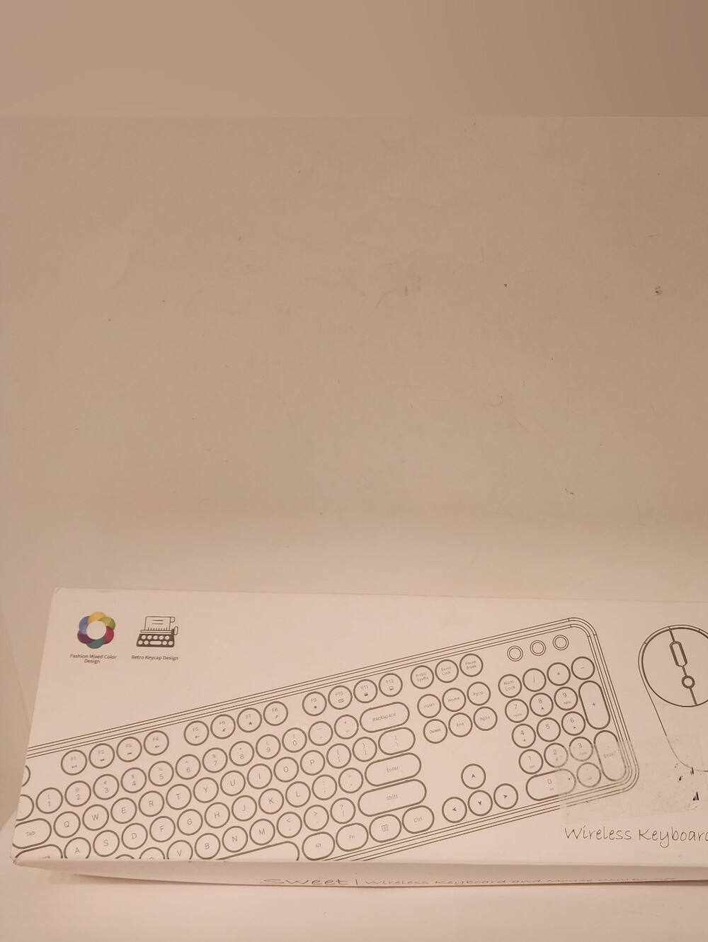 Mofii Sweet Wireless Keyboard and Mouse Combo, Round Key, for PC/Laptop/Mac - Picture 6 of 11